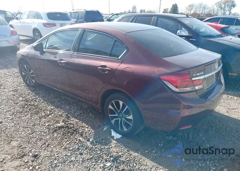 2015 Honda Civic Ex из США, поврежденный, VIN 19XFB2F84FE107825